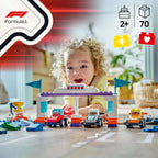 Lego Duplo 10445 - F1 Team Race Cars & Drivers F1 Race Car and Driver