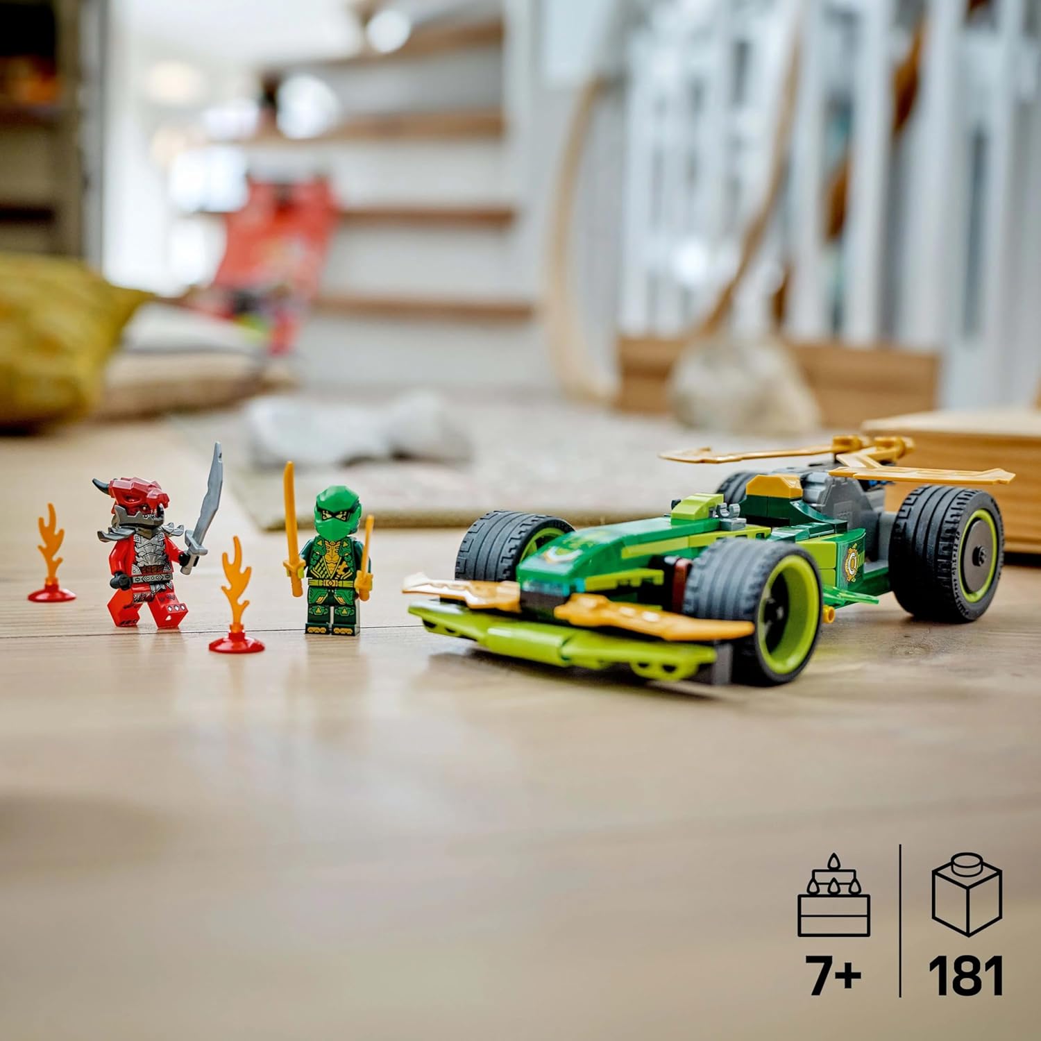 LEGO 71828 Ninjago Lloyd's Pull Back Race Car, Toy