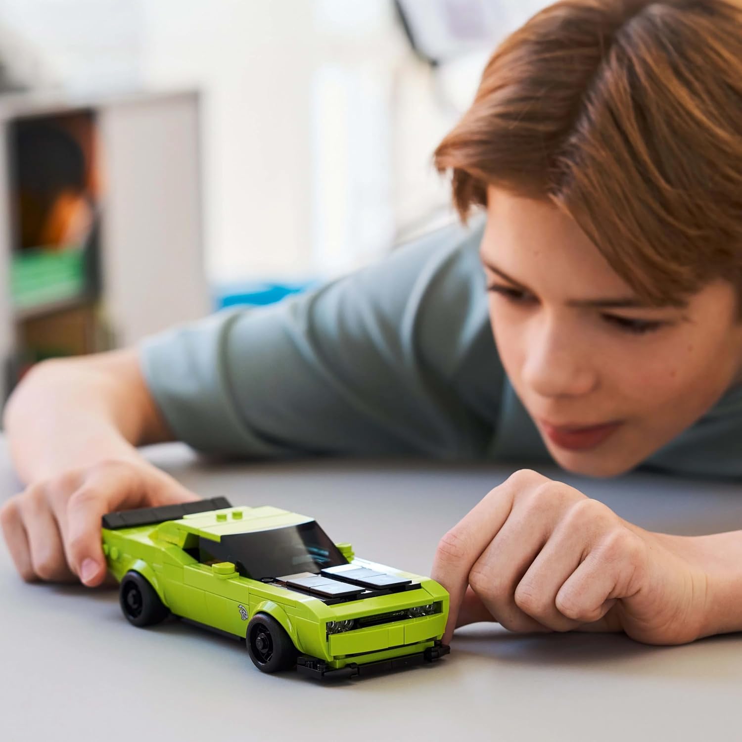 Lego 77237 Speed Champion Dodge Challenger SRT Hellcat Sports Car Toy