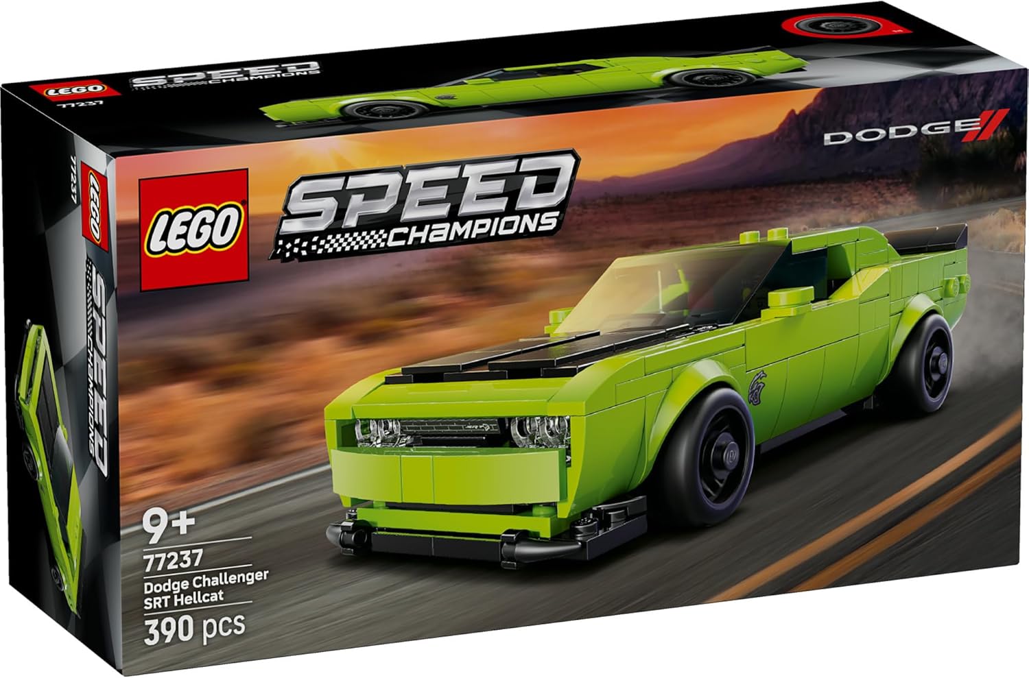Lego 77237 Speed Champion Dodge Challenger SRT Hellcat Sports Car Toy