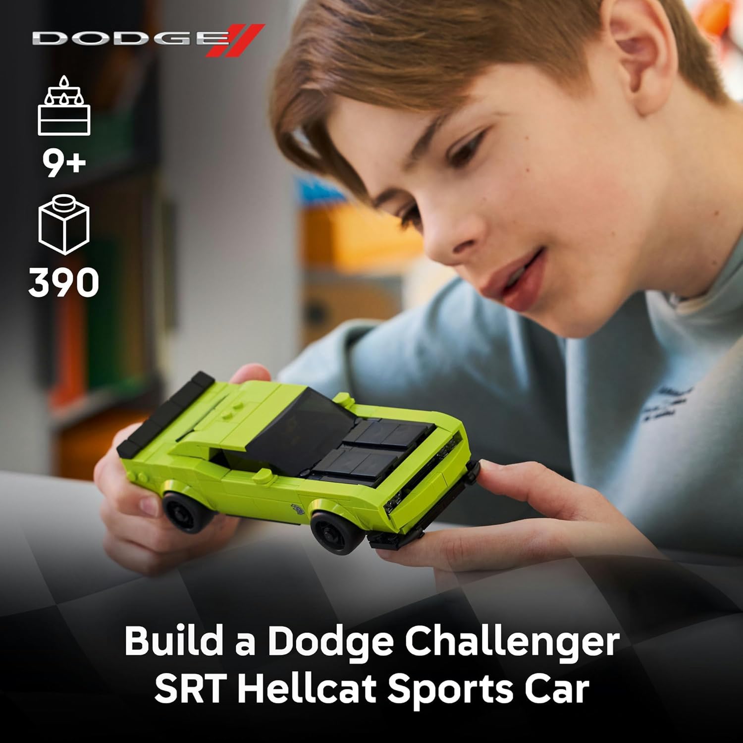 Lego 77237 Speed Champion Dodge Challenger SRT Hellcat Sports Car Toy