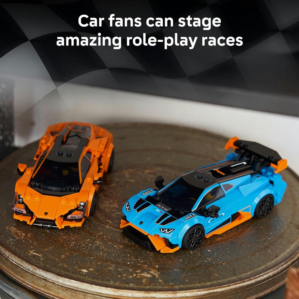Lego 77238 Speed Champion Lamborghini Revuelto & Huracán STO Toy