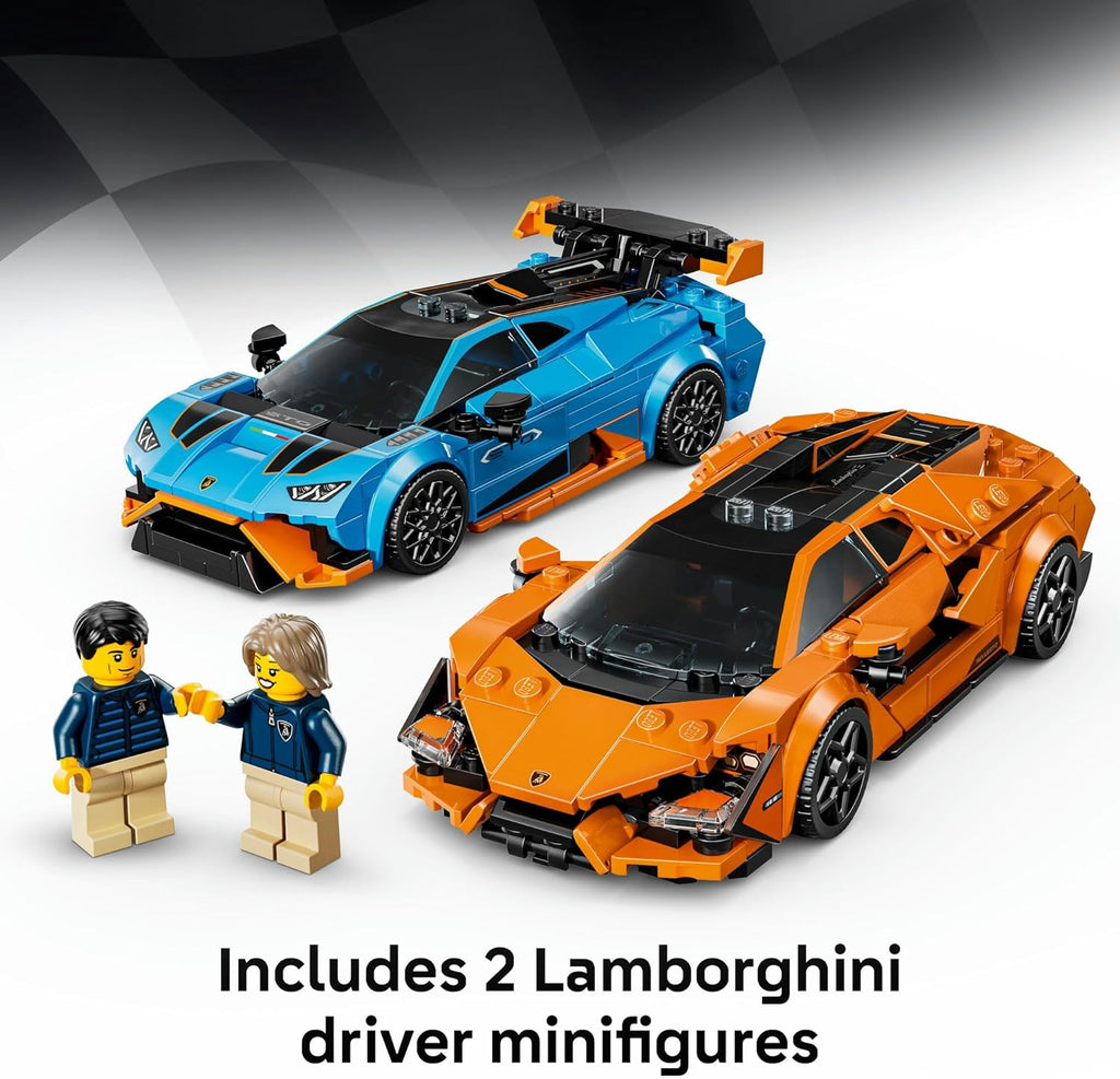 Lego 77238 Speed Champion Lamborghini Revuelto & Huracán STO Toy