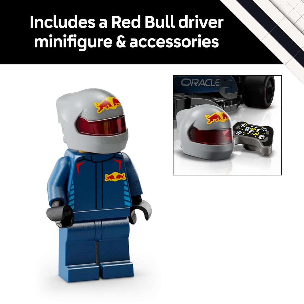 LEGO Speed Champions Oracle Red Bull Racing RB20 F1 Race Car Model with