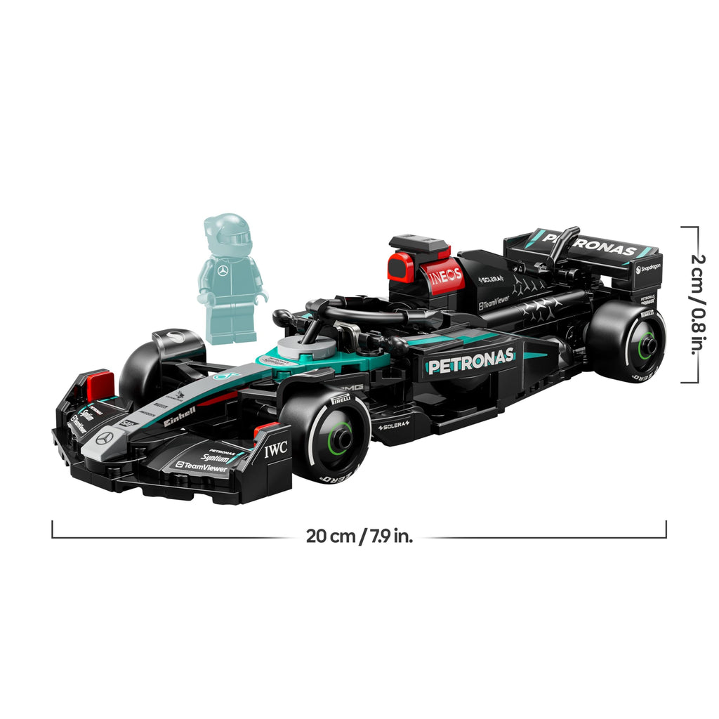 LEGO Speed Champions Mercedes-AMG F1 W15 Race Car Toy with a