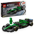 LEGO Speed Champions Aston Martin Aramco F1 AMR24 Race Car Toy with a