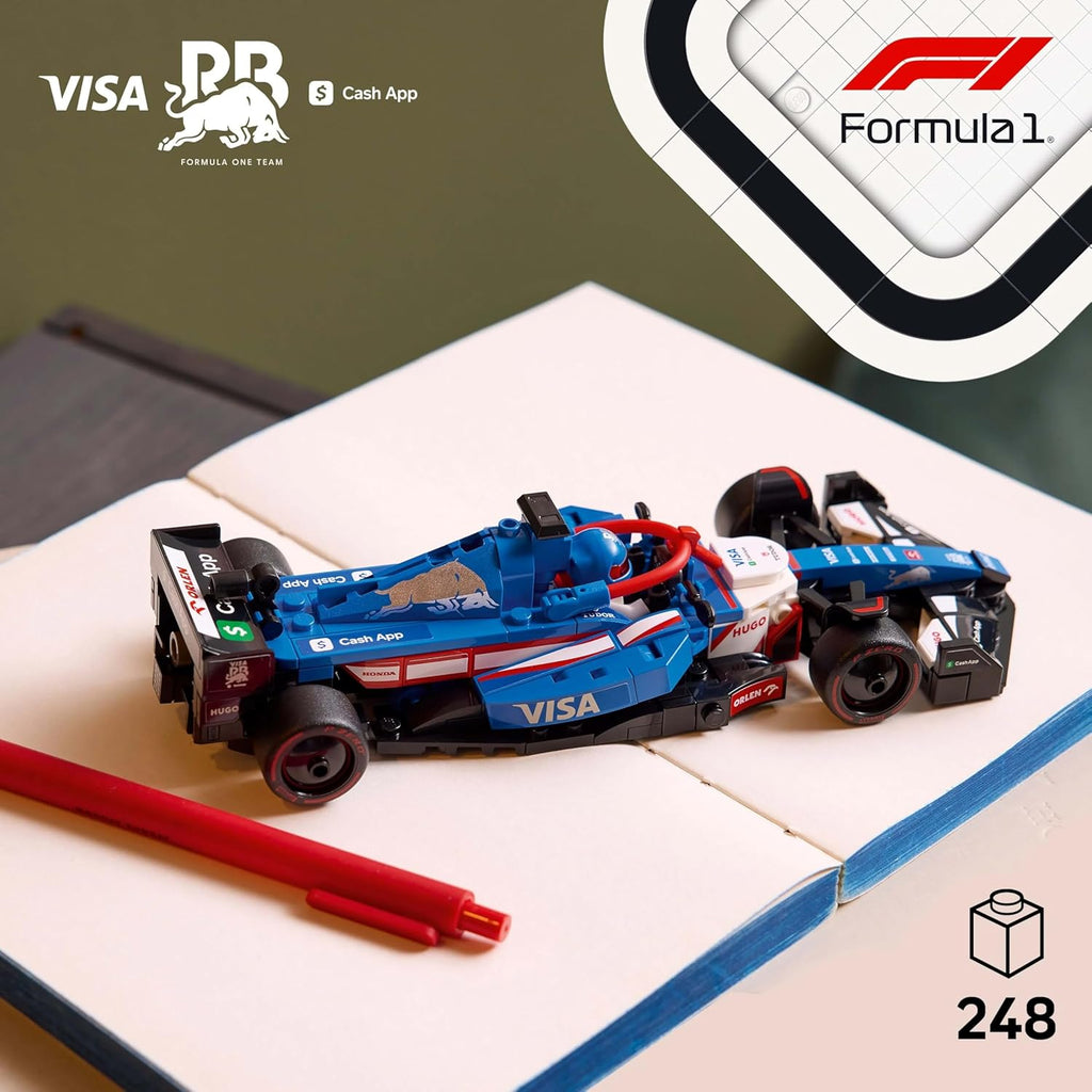 LEGO 77246 Speed Champion Visa Cash App RB VCARB 01 F1(R) Race Car Toy