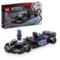 LEGO Speed Champions BWT Alpine F1 Team A524 Race Car Toy with a