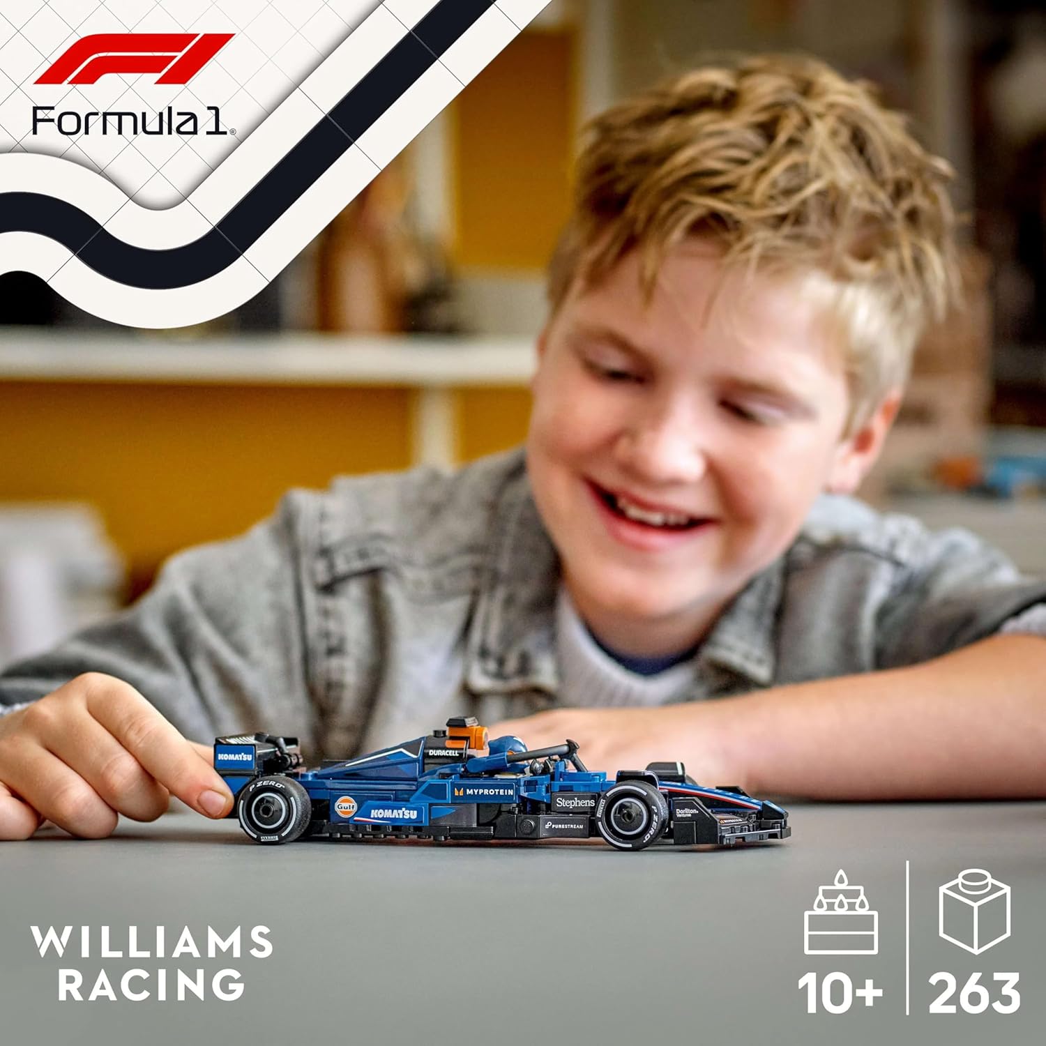 LEGO 77249 Speed Champion Williams Racing FW46 F1(R) Race Car Toy Toy