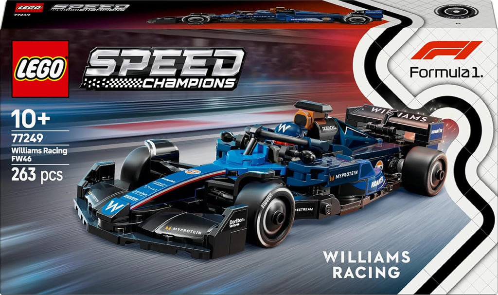 LEGO 77249 Speed Champion Williams Racing FW46 F1(R) Race Car Toy Toy
