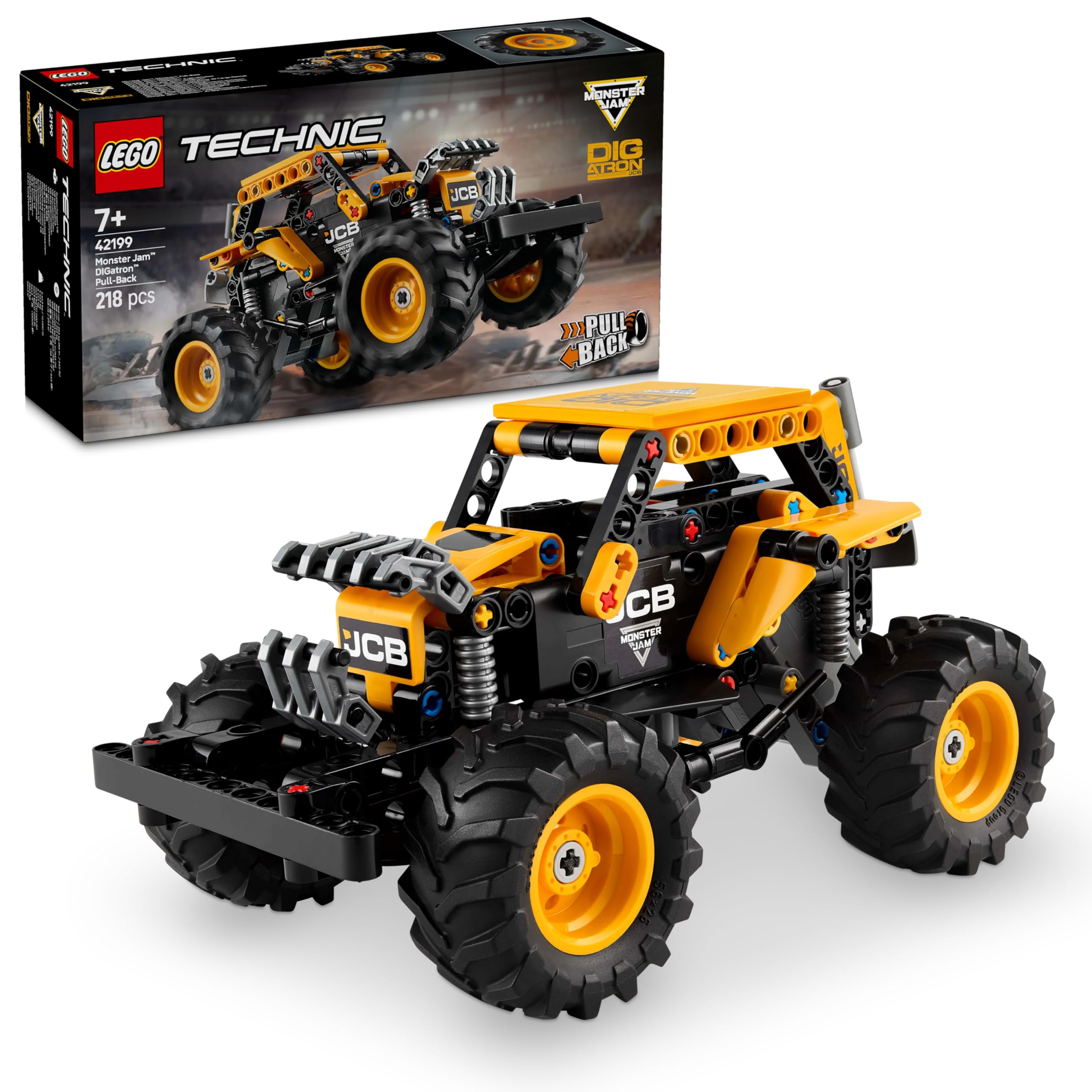 Lego 42199 Monster Jam(TM) Digatron (TM) Pull-Back Toy Toy Birthday