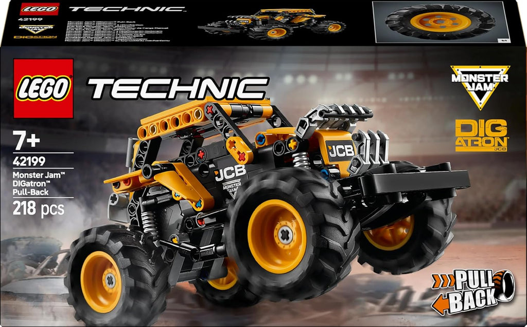 Lego 42199 Monster Jam(TM) Digatron (TM) Pull-Back Toy Toy Birthday