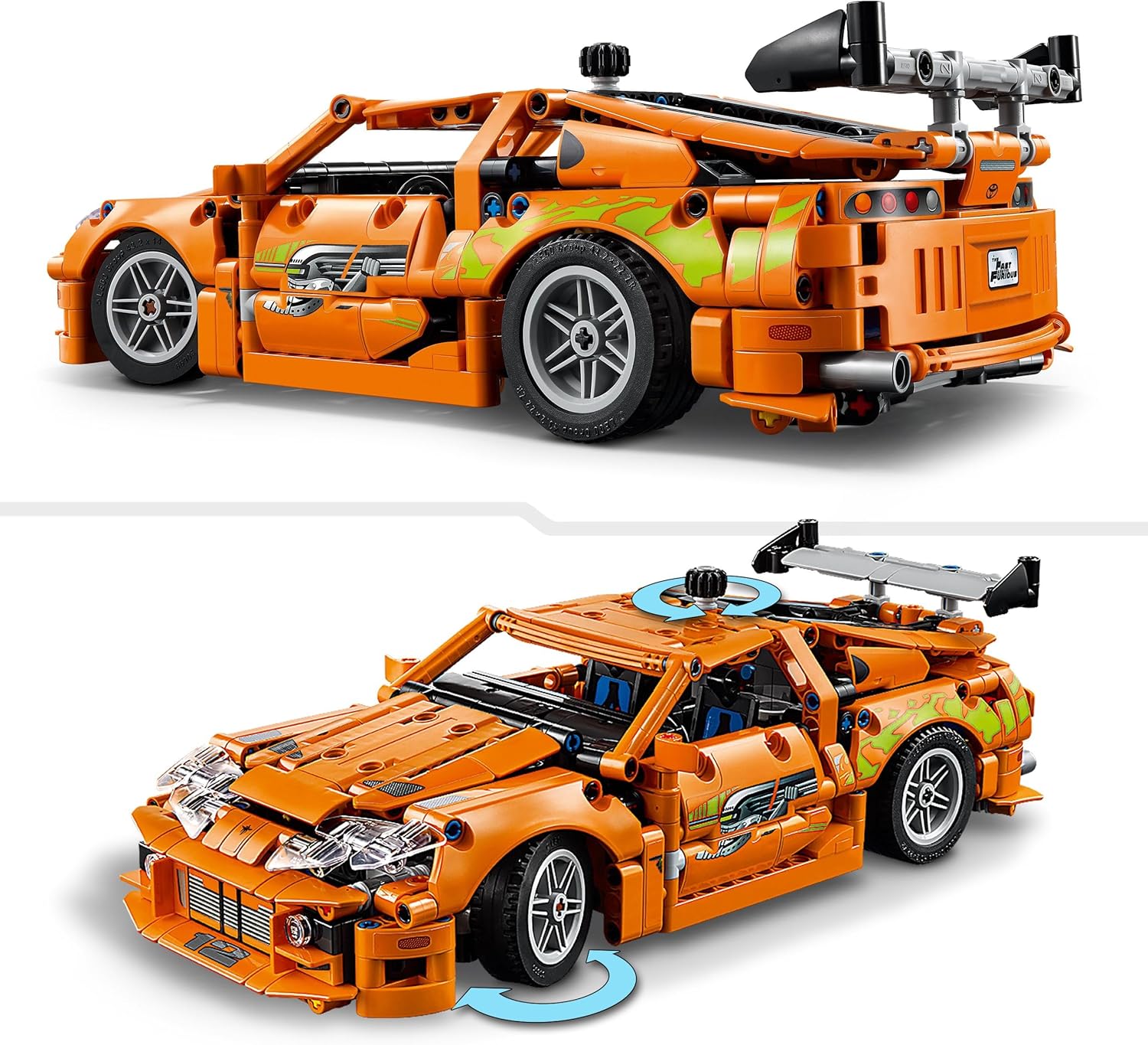 LEGO 42204 Technic, Fast and Furious Toyota Supra MK4 Toy