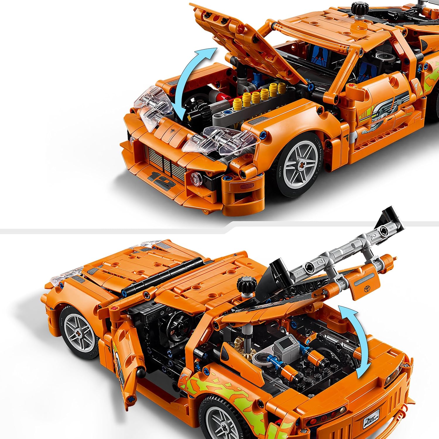 LEGO 42204 Technic, Fast and Furious Toyota Supra MK4 Toy