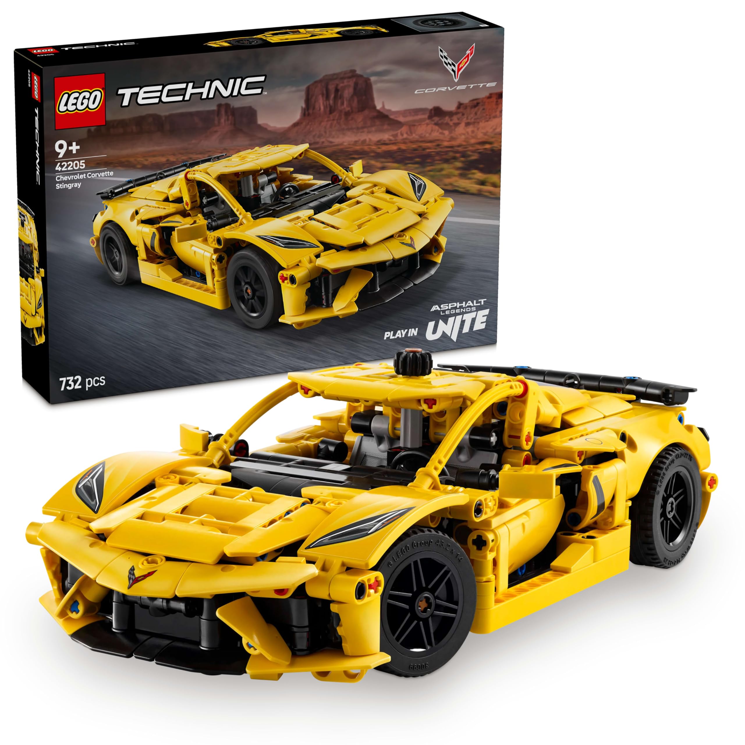 Lego 42205 Technic, Chevrolet Corvette Stingray Toy