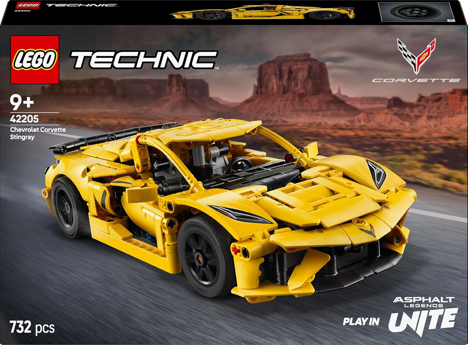 Lego 42205 Technic, Chevrolet Corvette Stingray Toy