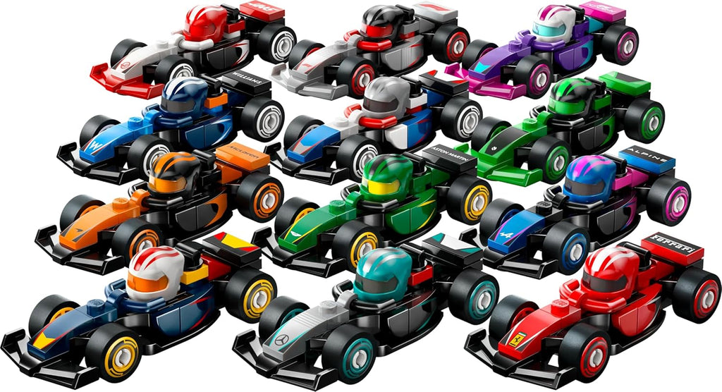 12-Pack F1 Race Cars - LEGO Collectibles