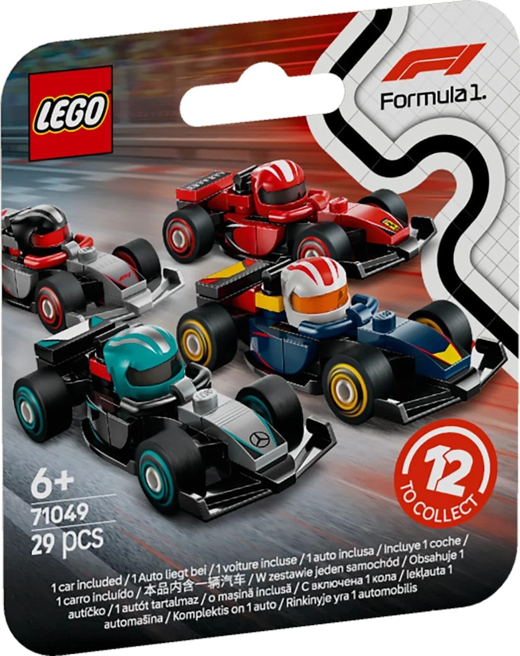 12-Pack F1 Race Cars - LEGO Collectibles