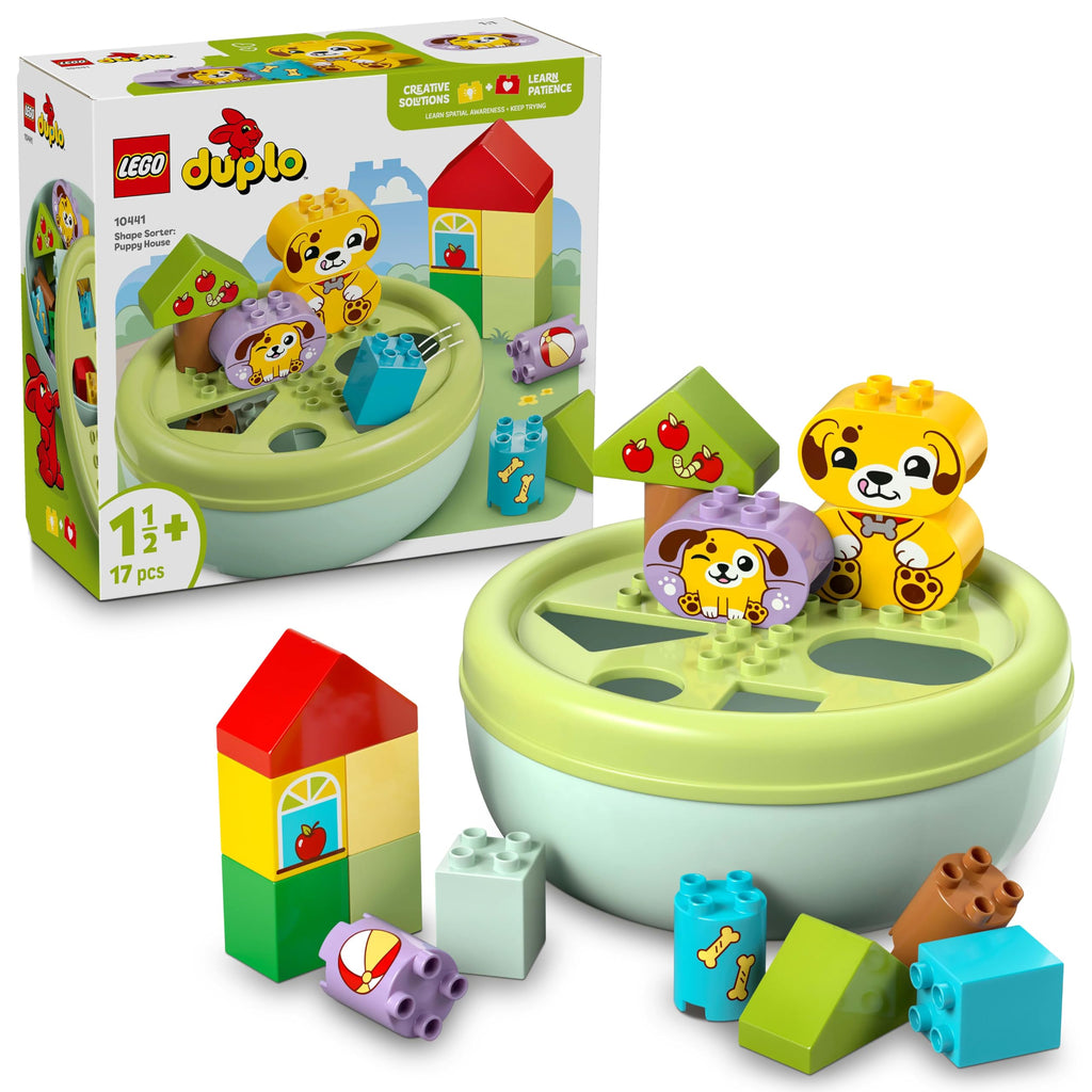 Lego Duplo 10441 My First Duplo Dog House and Shape Puzzle Toy Birthday