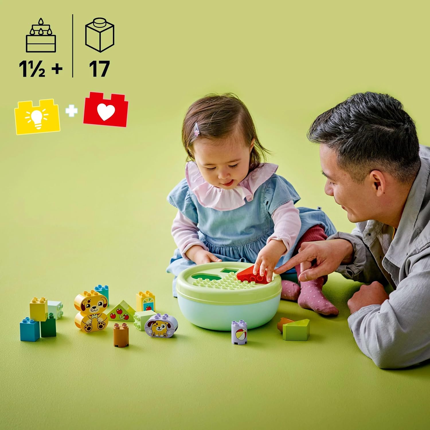Lego Duplo 10441 My First Duplo Dog House and Shape Puzzle Toy Birthday