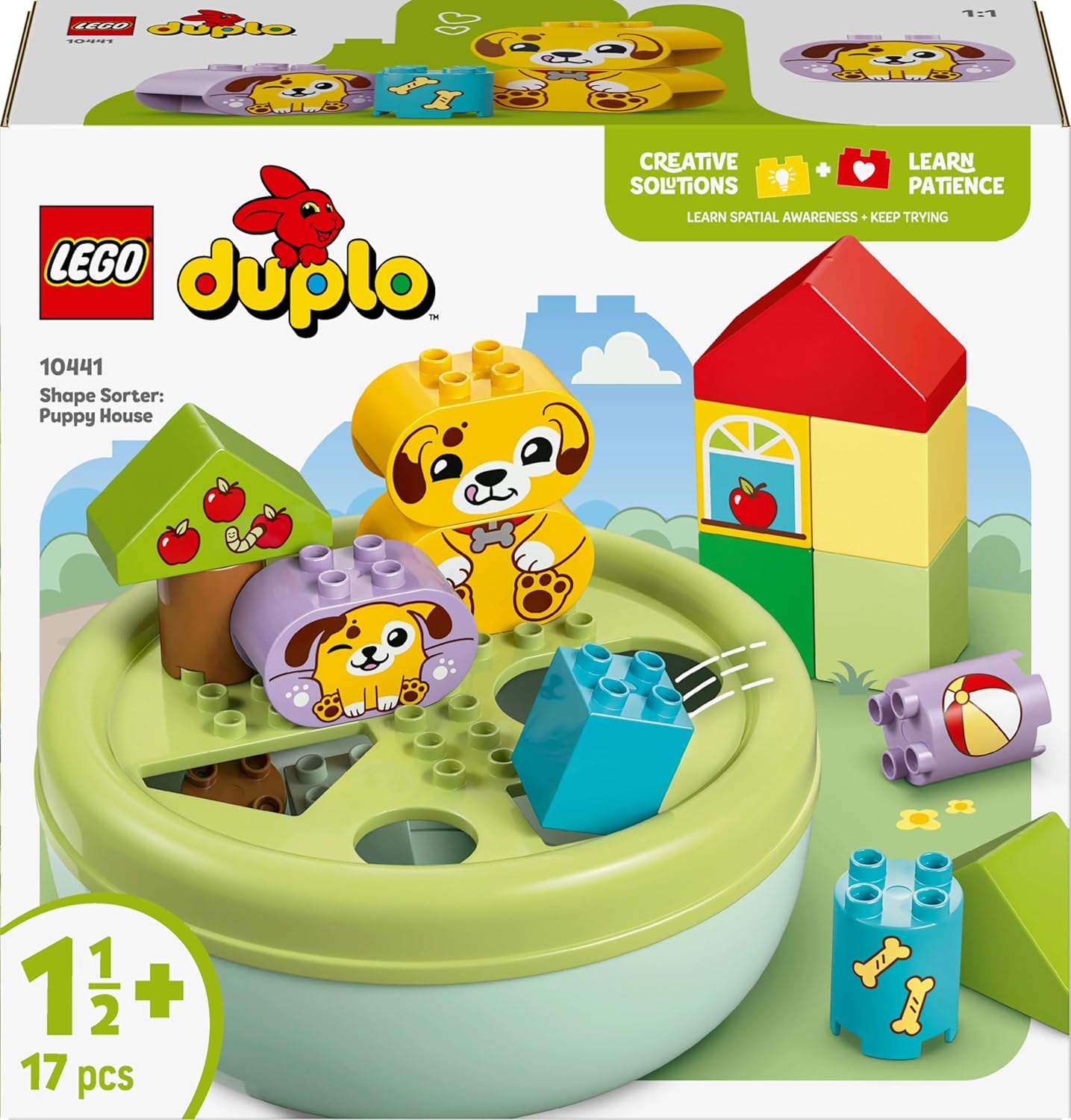 Lego Duplo 10441 My First Duplo Dog House and Shape Puzzle Toy Birthday