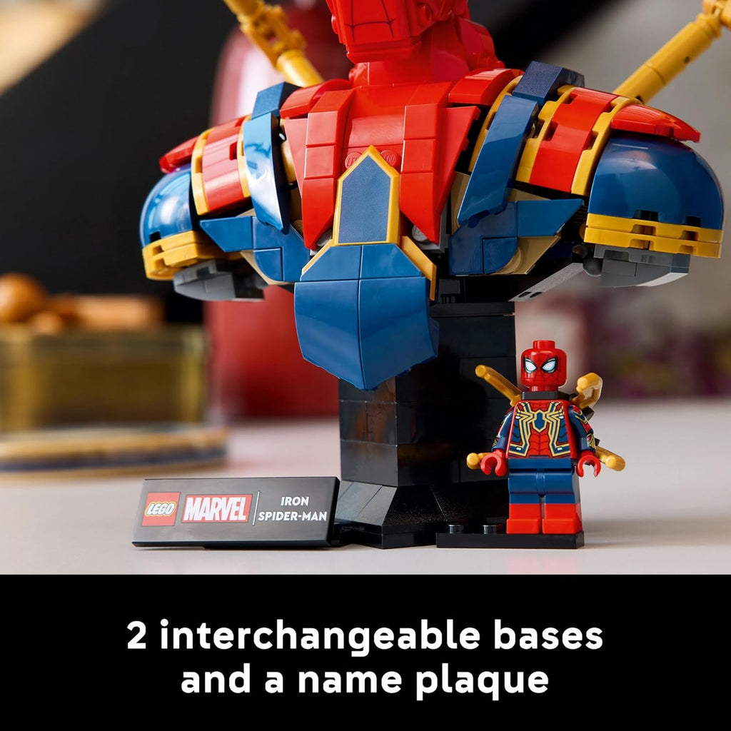 LEGO 76326 Marvel Iron Spider-Man Bust Toy Birthday Present Block Men