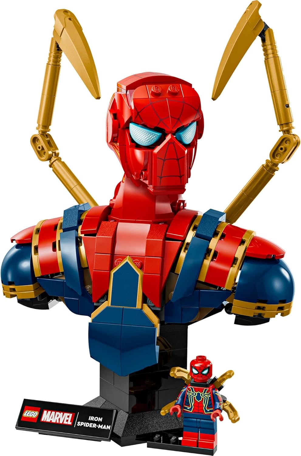 LEGO 76326 Marvel Iron Spider-Man Bust Toy Birthday Present Block Men