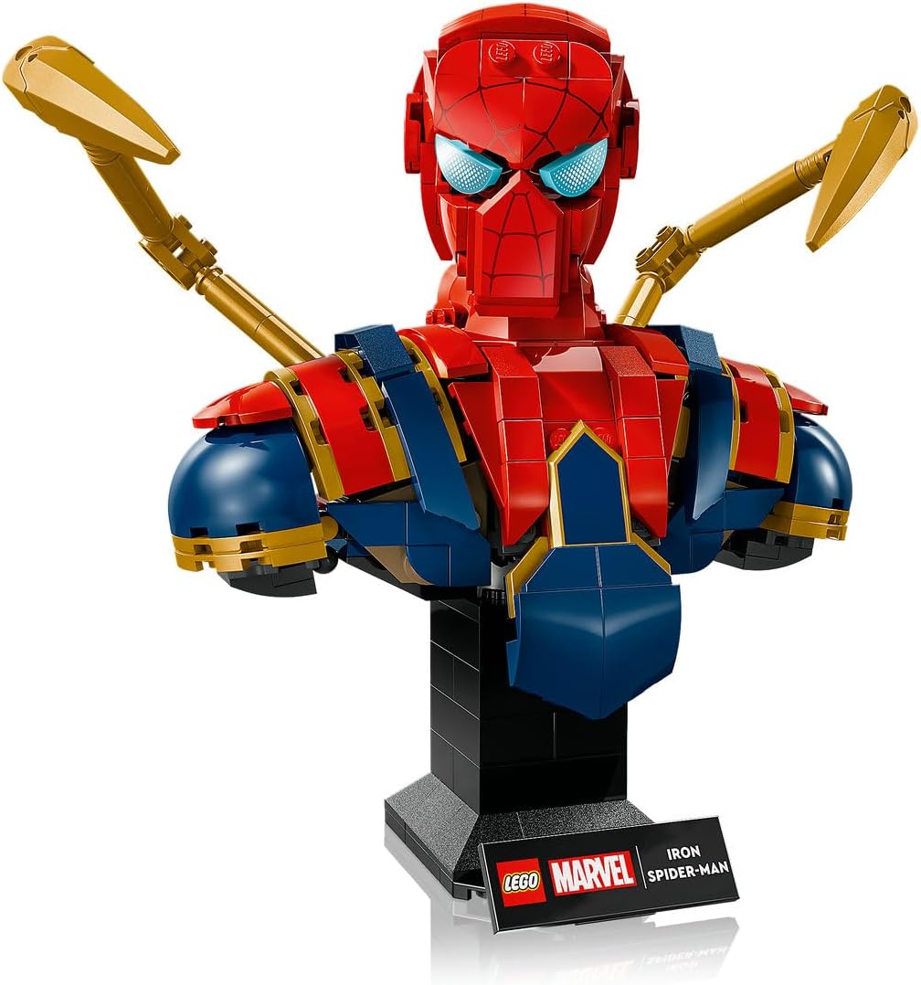 LEGO 76326 Marvel Iron Spider-Man Bust Toy Birthday Present Block Men