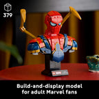 LEGO 76326 Marvel Iron Spider-Man Bust Toy Birthday Present Block Men