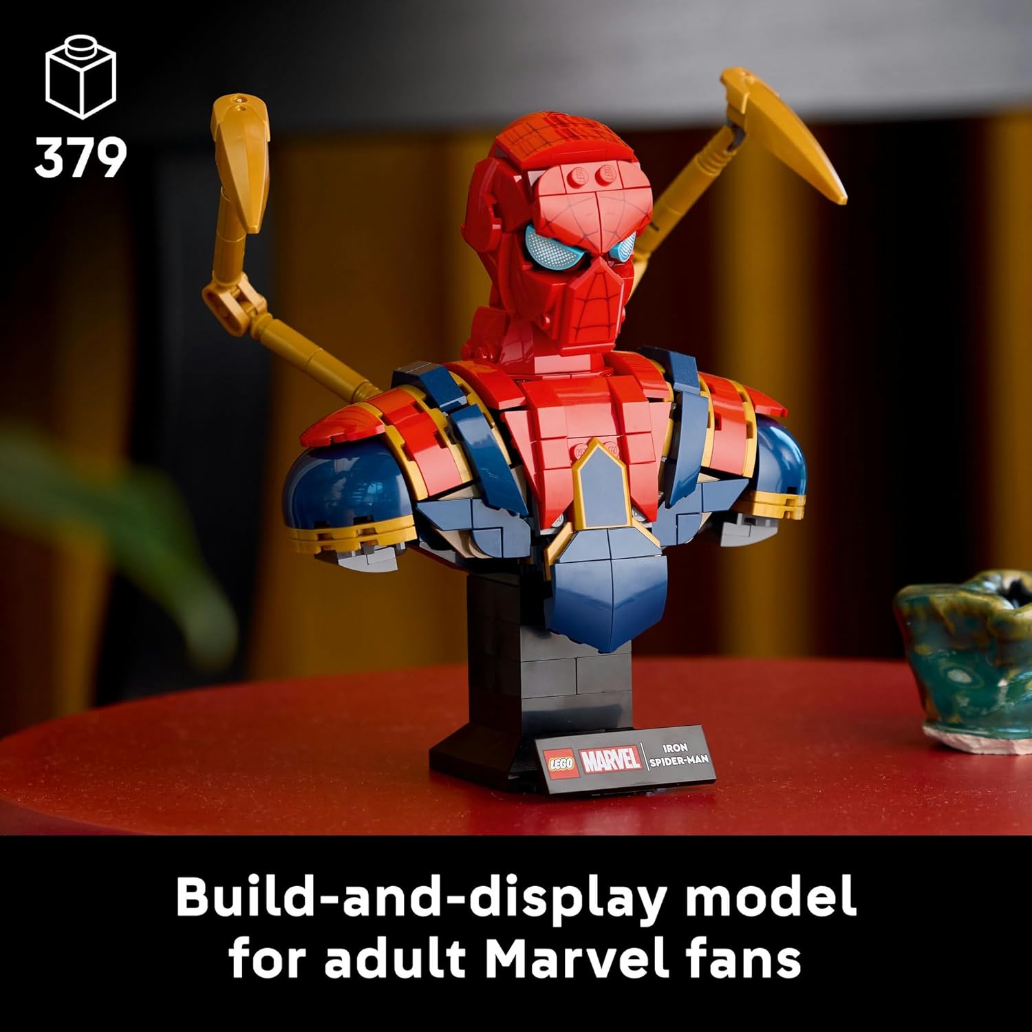 LEGO 76326 Marvel Iron Spider-Man Bust Toy Birthday Present Block Men