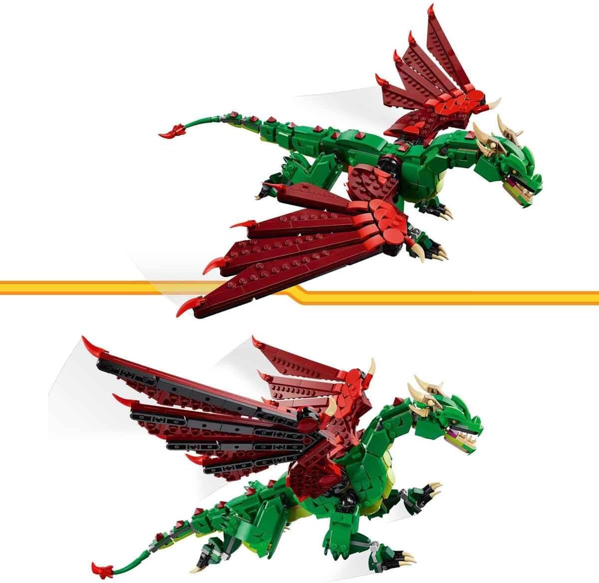 Lego 31161 Creator Medieval Dragon Toy Birthday Present Block Boys