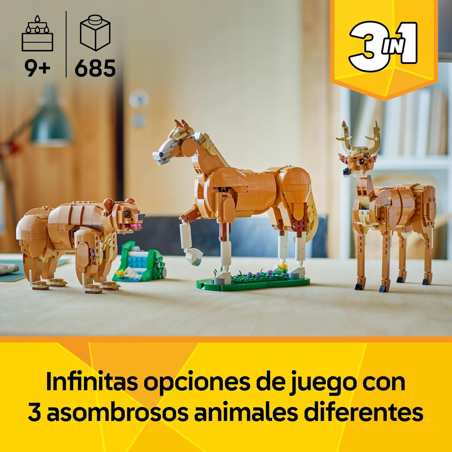 Lego Creator 31166 Enjoyable Horse Toy Birthday Present Blocks