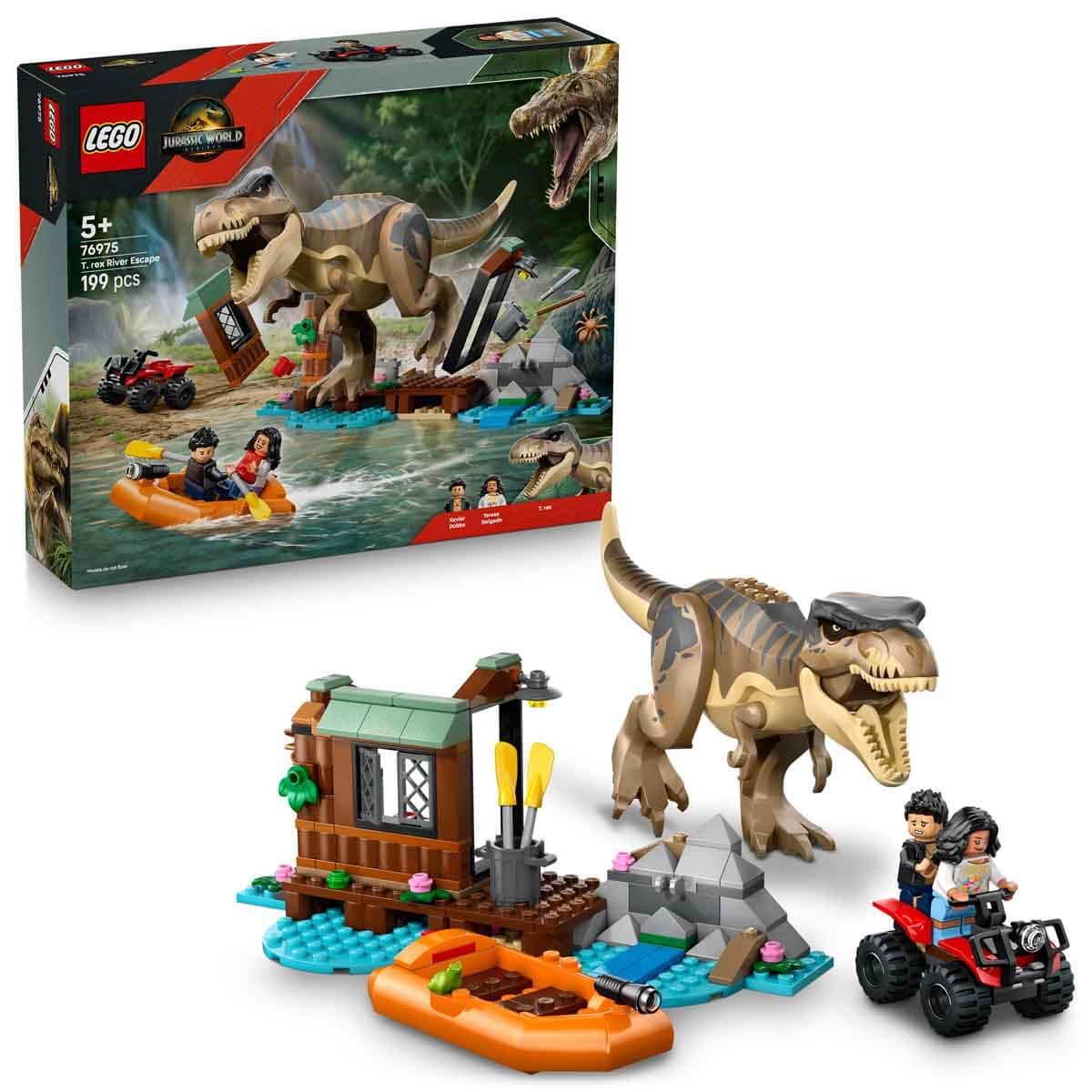 Lego 76975 Jurassic World T-Rex River Escape Toy Birthday Present