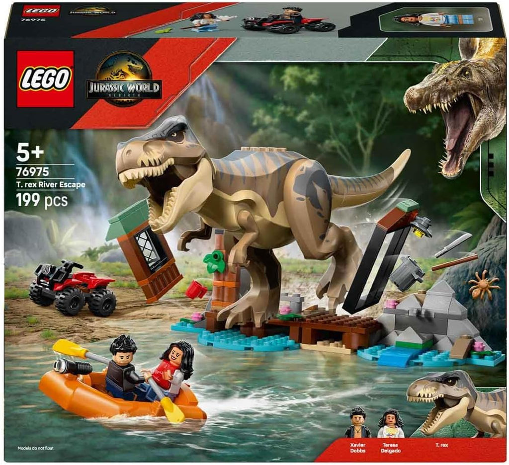 Lego 76975 Jurassic World T-Rex River Escape Toy Birthday Present