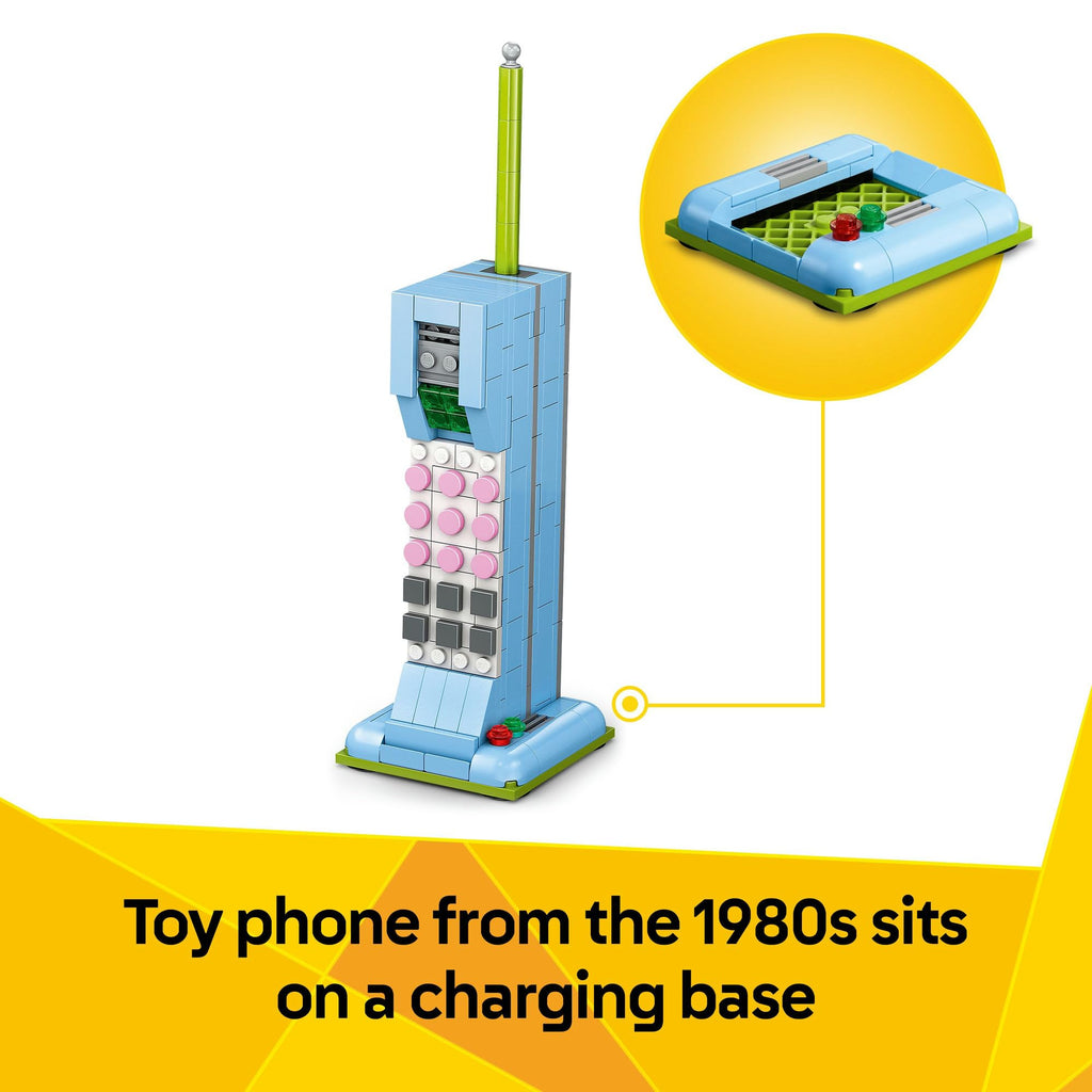 LEGO Creator 3in1 Retro Telephone Toy with Rotary Dial