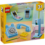 LEGO Creator 3in1 Retro Telephone Toy with Rotary Dial