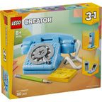 LEGO Creator 3in1 Retro Telephone Toy with Rotary Dial