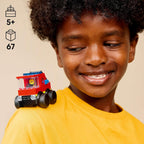 Lego City Ride - Fire Truck Toy Birthday Present Blocks Educational