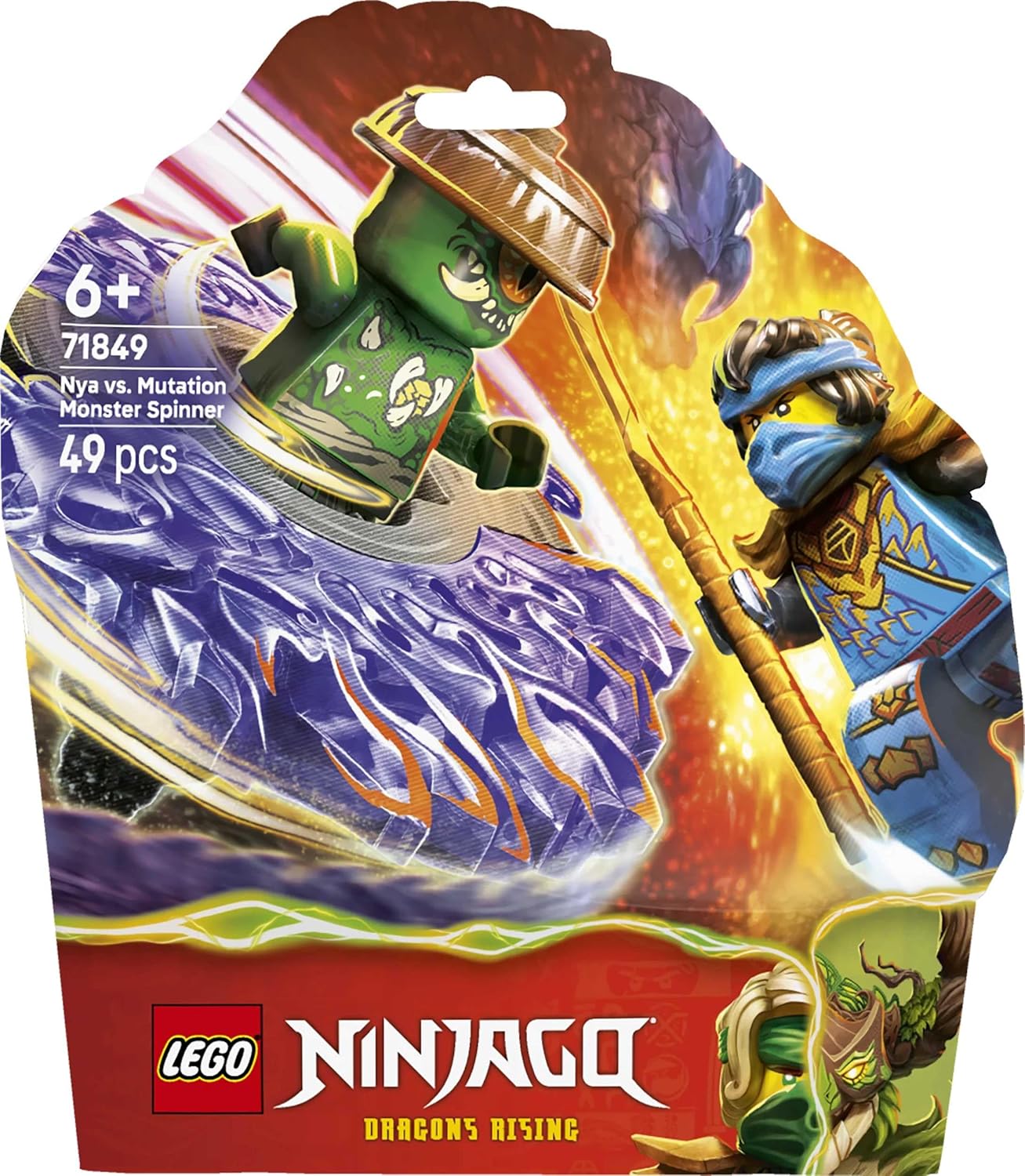 Lego 71849 Ninjago Meow vs. Element Monster Spinner Toy Birthday