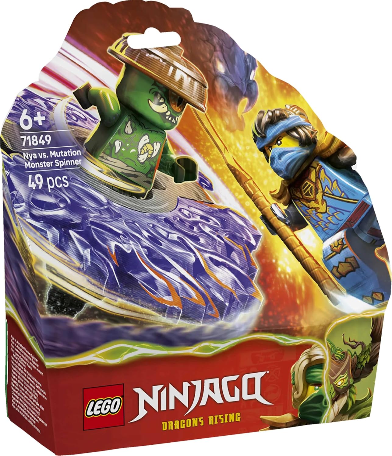 Lego 71849 Ninjago Meow vs. Element Monster Spinner Toy Birthday