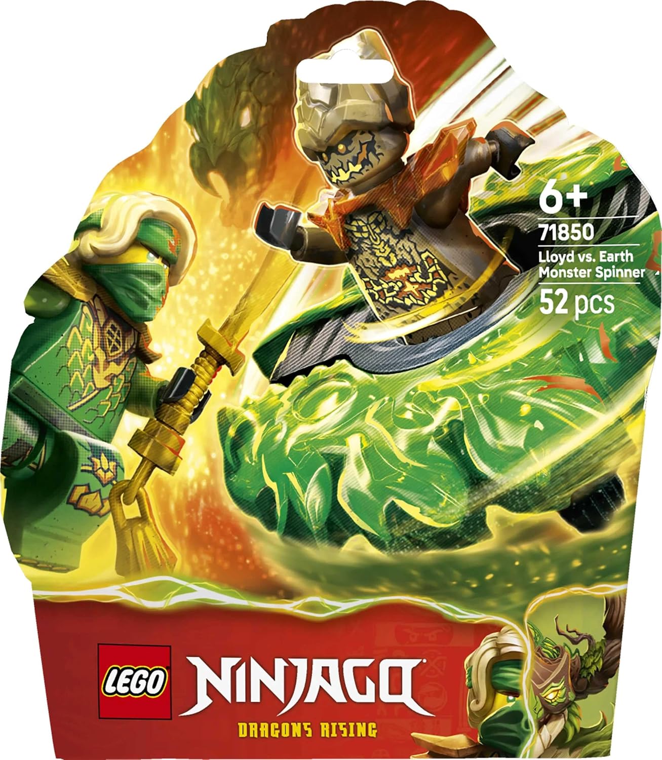LEGO Ninjago Lloyd vs. Element Monster Spinner Toy Birthday Present