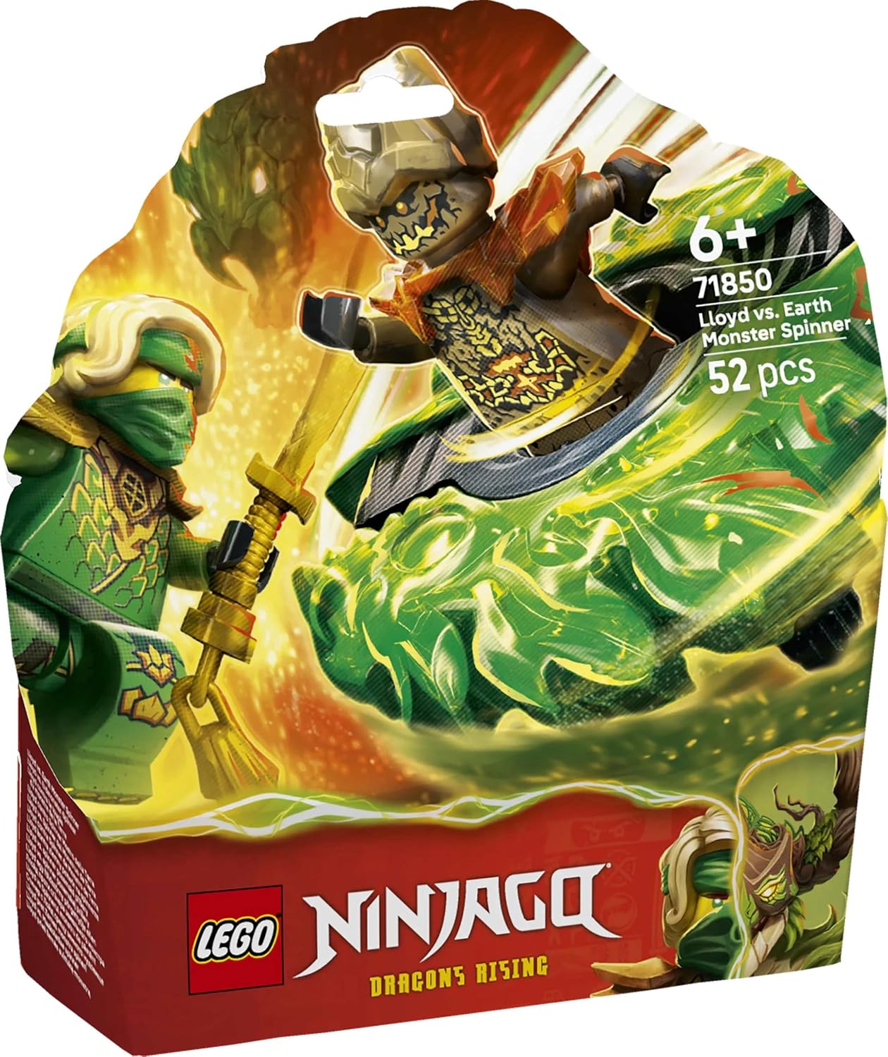LEGO Ninjago Lloyd vs. Element Monster Spinner Toy Birthday Present