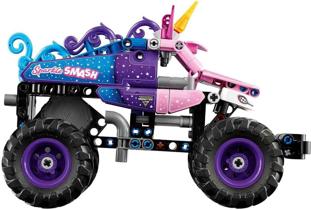 Lego 42220 Technic, Monster Jam(TM) Sparkle Smash(TM) Pull-Back Toy