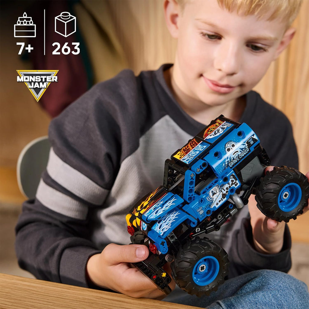 Lego 42219 Technic Monster Jam(TM) Grave Digger(TM) Fire & Ice Pull