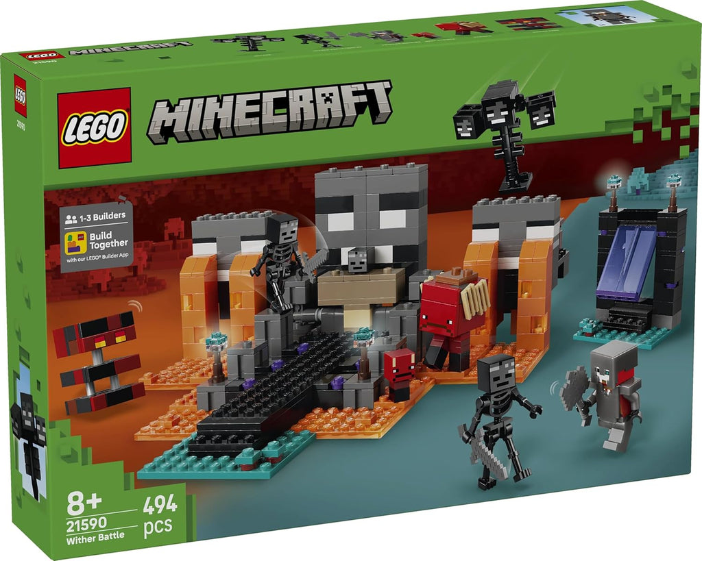 Lego Minecraft Wizard Battle Toy 21590 Birthday Present Blocks