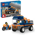 Lego 60491 City Motorcycle Transport Car Toy, Birthday Gift