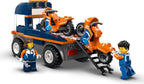 Lego 60491 City Motorcycle Transport Car Toy, Birthday Gift