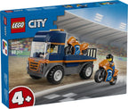 Lego 60491 City Motorcycle Transport Car Toy, Birthday Gift