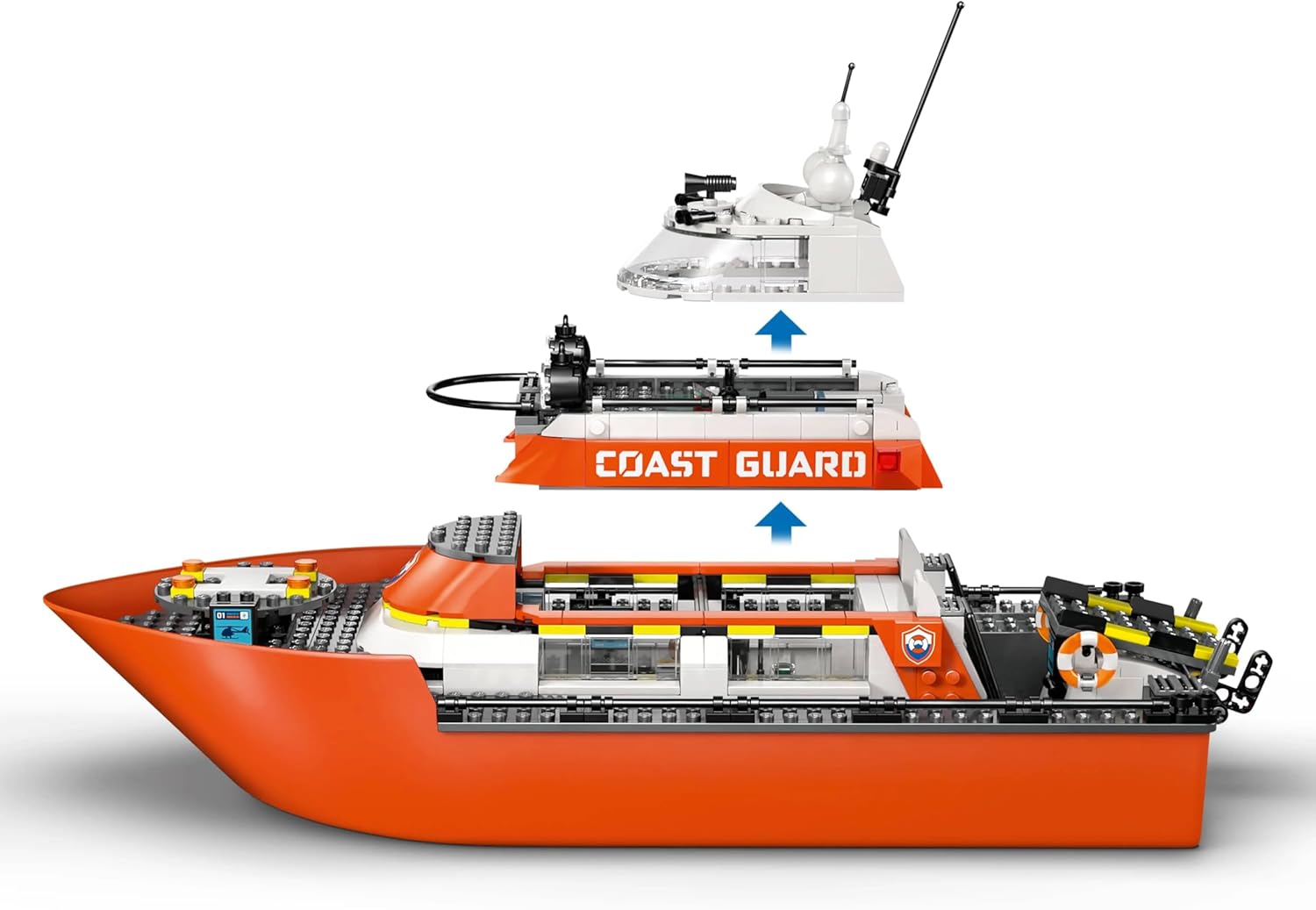 Lego City 60504 Coast Guard Rescue Boat & Helicopter Toy Birthday