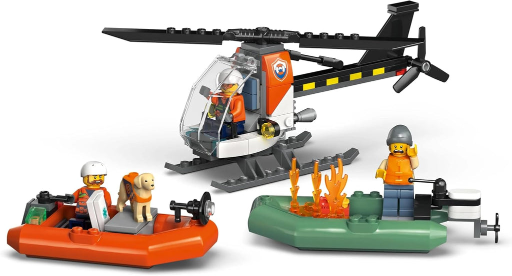Lego City 60504 Coast Guard Rescue Boat & Helicopter Toy Birthday